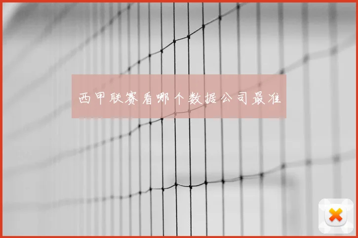 西甲联赛看哪个数据公司最准